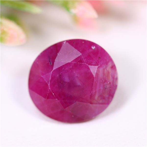 6.77 ct Certified Mozambique Ruby gemstone ($13,540 Appraisal)