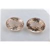 Image 2 : 15.17 ct Certified Untreated Imperial Topaz gemstone Pair ($12,100 Appraisal)