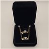 Image 1 : 14k Gold Plated 1.0ct Heart Cut Simulated Diamond (CZ) 3-pcs Mom Heart Set - includes Necklace, Brac