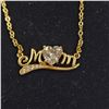 Image 3 : 14k Gold Plated 1.0ct Heart Cut Simulated Diamond (CZ) 3-pcs Mom Heart Set - includes Necklace, Brac