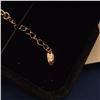 Image 4 : 18k Gold Plated 28.0mm Simulated Diamond (CZ) Butterfly Bracelet - Adjustable 6"-7" Long