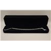 Image 1 : Platinum Plated 7.0mm Cuban Link Bracelet - Adjustable 7"-9" Long