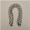 Image 2 : Platinum Plated 11.00mm Cuban Link Necklace 20.0" Long