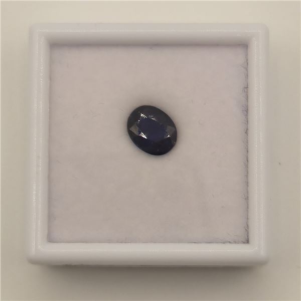 3.0ct Natural Blue Sapphire Heat Treated Oval Cut - 7.1*9.0mm