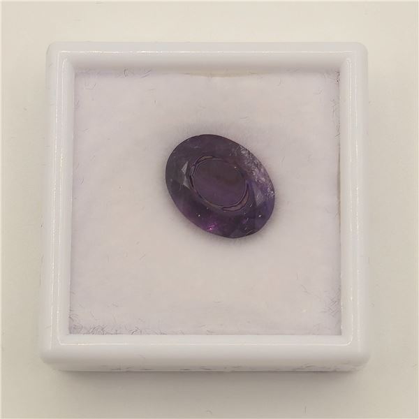 11.2ct Natural Amethyst Oval Cut - 11.6*14.9mm