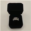Image 1 : Platinum Plated 1.0ct Simulated Daimond (CZ) Man's Ring - Resizeable