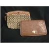 Image 1 : 2 Coach Vintage Brown Leather Handbags - Used Condition, No COA
