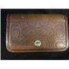 Image 2 : 2 Coach Vintage Brown Leather Handbags - Used Condition, No COA