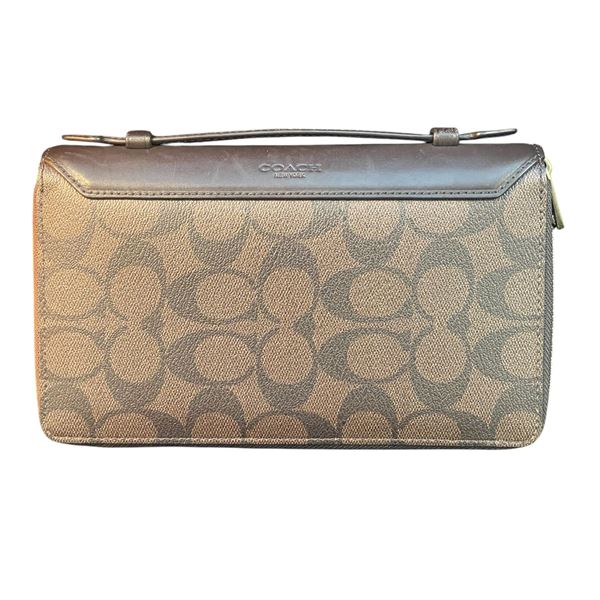 Coach Signature Wallet in Brown Leather Authentic Pre-Loved (EST. Retail Value $300 CAD)