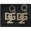 Image 1 : Pair of Diane Gilman (DG2) Keychains Rhinestone