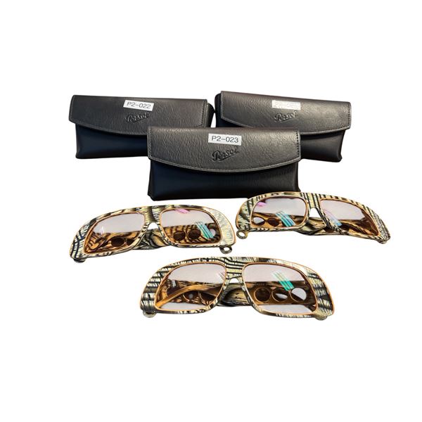 Group of 3 PALOMO Sunglasses w/Persol Case