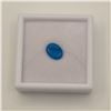 Image 1 : 1.4ct Natural Blue Opal Oval Cut - 7.1*9.5mm