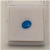 Image 2 : 1.4ct Natural Blue Opal Oval Cut - 7.1*9.5mm