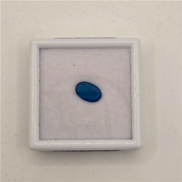 1.0ct Natural Blue Opal Oval Cut - 6.5 * 9.8mm