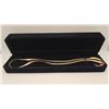 Image 1 : 18K Gold Plated 4.0mm Serpentine Necklace 20.0" Long