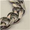 Image 4 : Platinum Plated 12.0mm Cuban Link Bracelet 8.25" Long