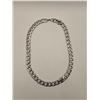 Image 3 : Platinum Plated 12.0mm Cuban Link Necklace - 19" Long