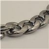 Image 4 : Platinum Plated 12.0mm Cuban Link Necklace - 19" Long