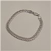 Image 3 : Platinum Plated 6.0mm Cuban Link Bracelet 7.5" Long