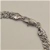 Image 4 : Platinum Plated 6.0mm Cuban Link Bracelet 7.5" Long
