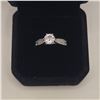 Image 2 : Platinum Plated 1.0ct Simulated Diamond (CZ) Chanel Ring - Resizeable