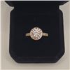 Image 2 : 18K Gold Platd 1.0ct Simulated Diamond (CZ) Luxury Ring - Size 7