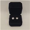 Image 1 : 18K Gold Plated 3.0ct Each Simulated Diamond (CZ) Stud Earrings
