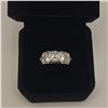 Image 2 : Platinum Plated 1.0ct Siumalted Daimond (CZ) Man's Ring - Resizeable