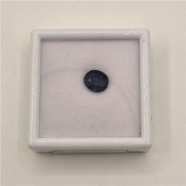 3.3ct Natural Blue Sapphire Heat Treated Oval Cut - 7.2 * 8.1mm