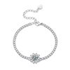 Image 5 : 1 CT. MOISSANITE BRACELET IN STERLING SILVER - D WHITE COLOR, VVS (EYE CLEAN) CLARITY - APPRAISED RE