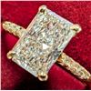 Image 3 : 10K(1.24g), LAB DIAMOND (1.2+0.06ct)RING, size 6.5, appraised value $2200
