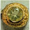 Image 1 : SILVER(9.85g), LEMON QUARTZ (3.65ct)RING, size , appraised/retail value $500