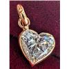 Image 2 : 10K(0.37g), LAB DIAMOND (1.1ct)PENDANT, appraised/retail value $1785