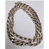 Image 1 : SILVER(44.5g), CHAIN 24", appraised/retail value $540
