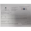 Image 3 : 10K(1.79g), LAB BLUE DIAMOND (0.6ct), MOISSANITE (0.08ct)RING, size 6.5, appraised value $1700