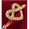 Image 1 : 10K(2.1g), NATURAL DIAMOND (0.13ct)RING, size 7, appraised value $1800, ring resizeable for $50
