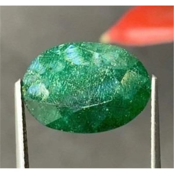 6.50 ct Certified Emerald gemstone ($13,000 Appraisal)