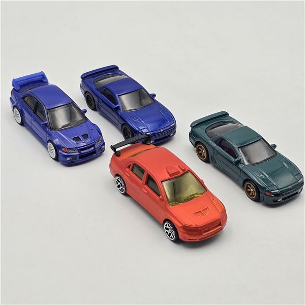 Hot Wheels Premium Mitsubishi Lot of 4