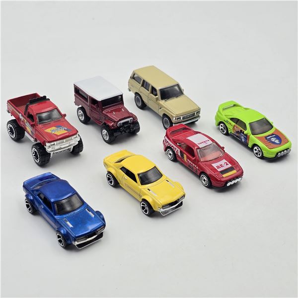 Lot of 7 Toyota Hotwheels
