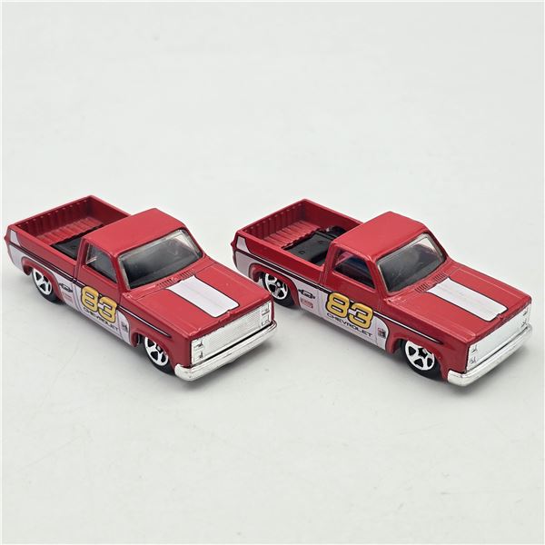 Pair of Hot Wheels Target 83 Silverado