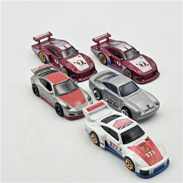 Hot Wheels Premium Porsche Lot of 5