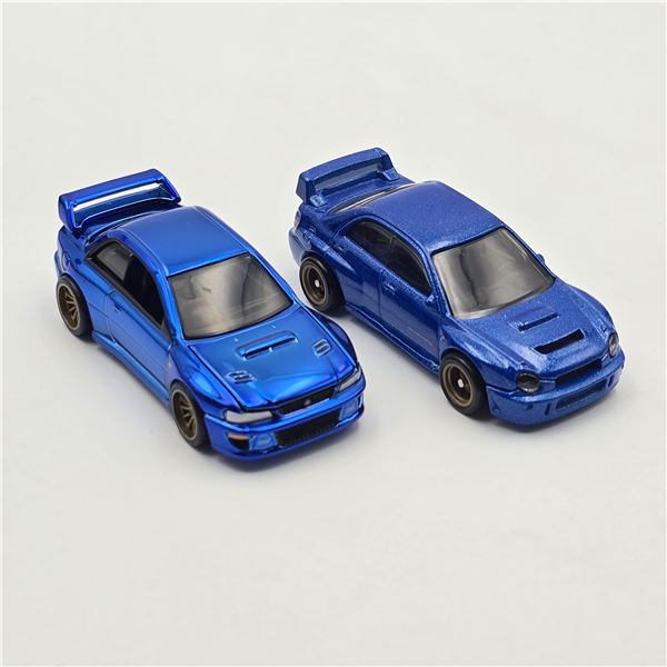 Hot Wheels RLC Subaru Pair