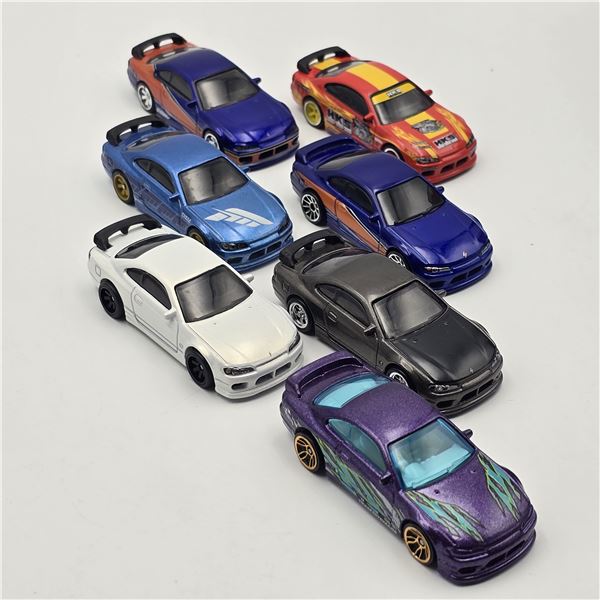 Hot Wheels Nissan Silvia lot of 7