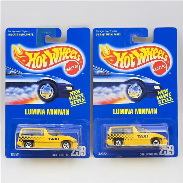 Hot Wheels Lumina Taxi Pair