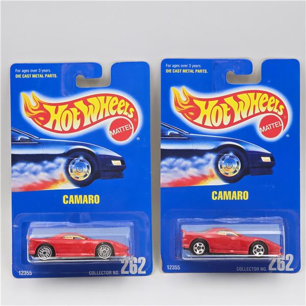 Hot Wheels Red Camaro Pair