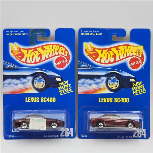 Hot Wheels Lexus SC400 Pair