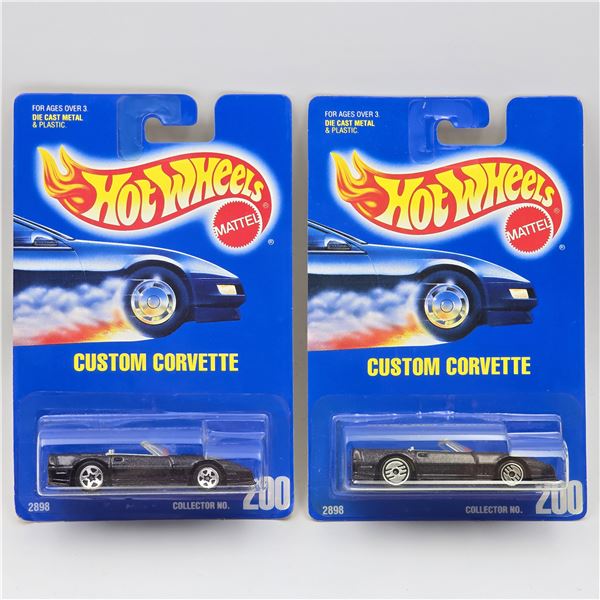 Hot Wheels Custom Corvette Pair