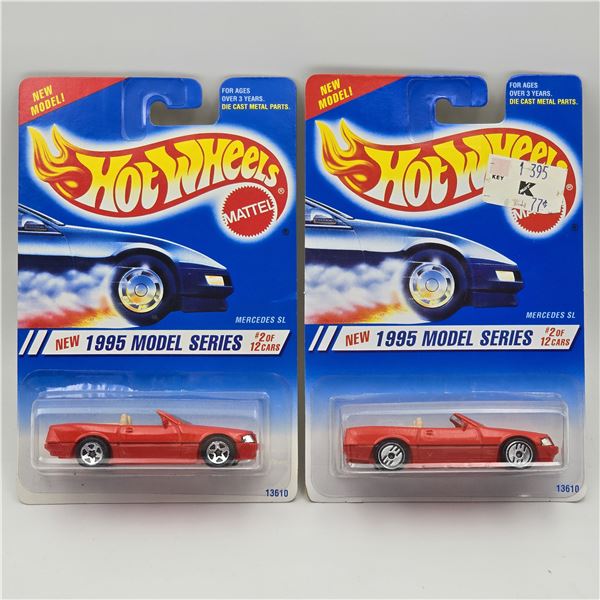 Hot Wheels Mercedes SL Pair