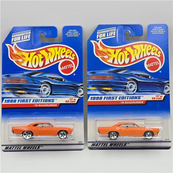 Hot Wheels 70 Roadrunner Pair