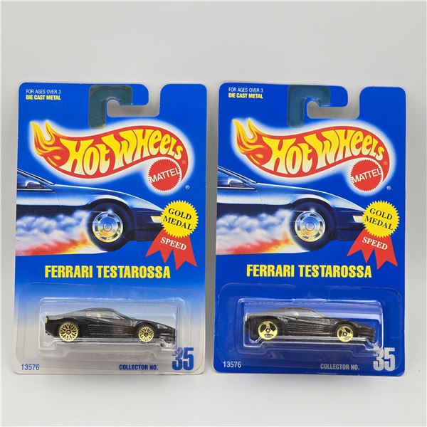Hot Wheels Ferrari Testarossa Pair